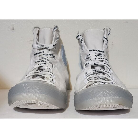 Converse Chuck Taylor All Star High-Top Sneakers Clear Unisex White Size Men 9/ - Picture 6 of 7